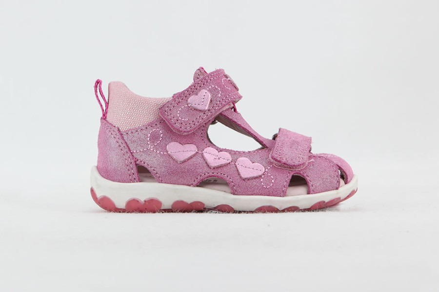 Girls Superfit | Superfit - Pitchoune Rose Sandals On Labotte