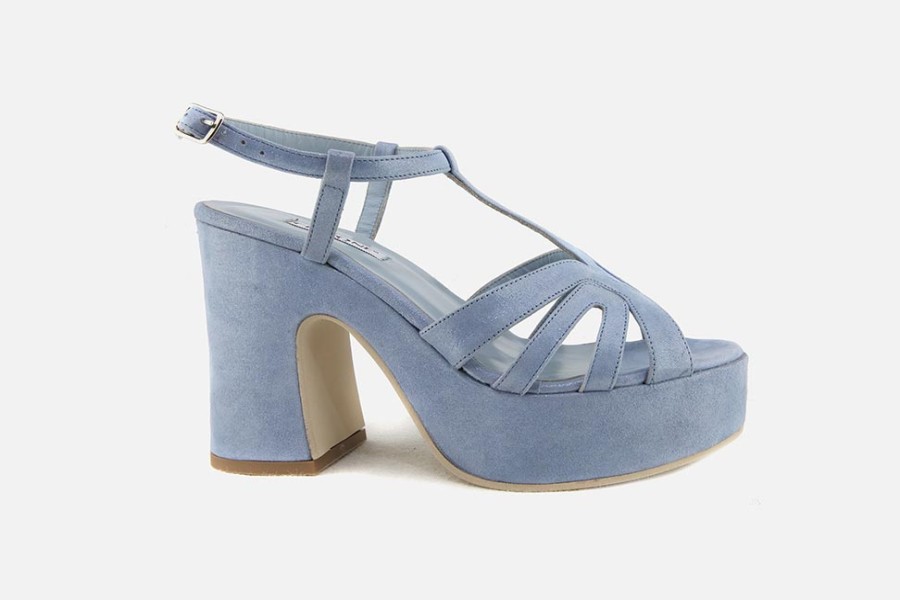 Women Cervone | Cervone - Clap Azur Sandals On Labotte