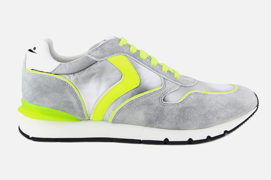 Men Voile Blanche | Voile Blanche - Liam Race Ice Fluo Sneakers On Labotte