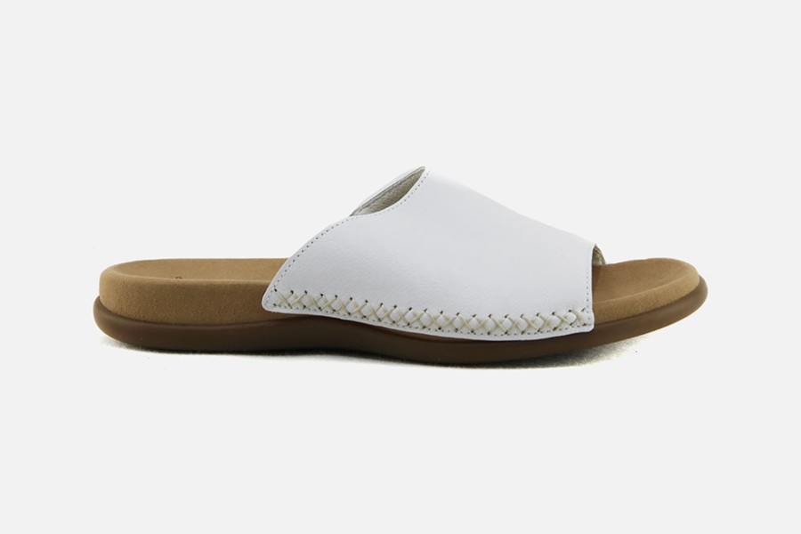 Women Gabor | Gabor - Vacances Blanc Sandals On Labotte