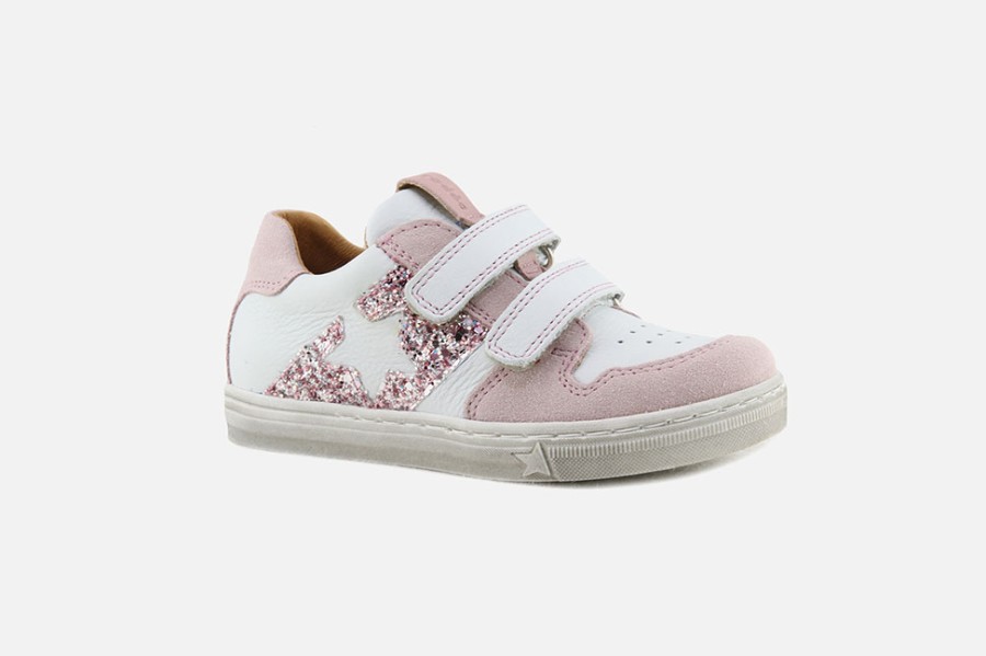 Girls Froddo | Froddo - Jump Star Rose Velcro Shoes On Labotte