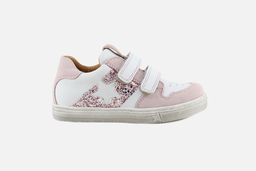 Girls Froddo | Froddo - Jump Star Rose Velcro Shoes On Labotte