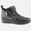 Women Paula Urban | Paula Urban - Mons Noir Ankle Boots On Labotte