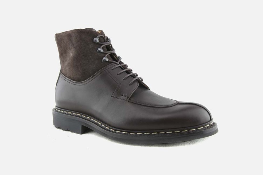 Men Heschung | Heschung - Gingko Moro Cafe Lace-Up Boots On Labotte