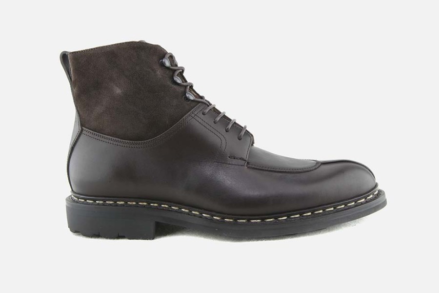 Men Heschung | Heschung - Gingko Moro Cafe Lace-Up Boots On Labotte