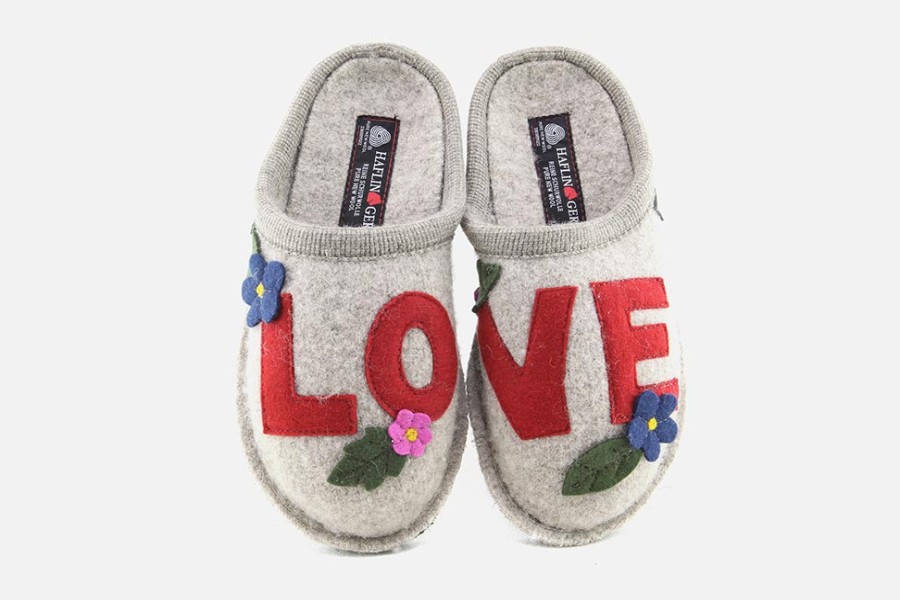 Women Haflinger | Haflinger - Love Love Love Low Slippers On Labotte