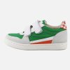 Boys 10 IS | 10 Is - Ten B Sk8 Green White Velcro Shoes On Labotte
