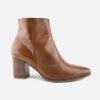 Women Gabor | Gabor - Jerk Tabacco Vintage Ankle Boots On Labotte