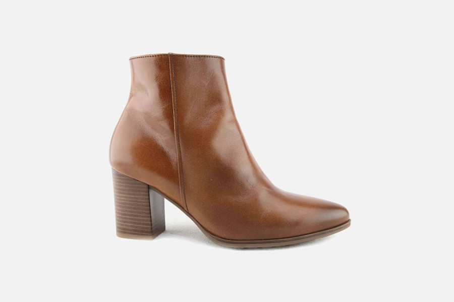 Women Gabor | Gabor - Jerk Tabacco Vintage Ankle Boots On Labotte