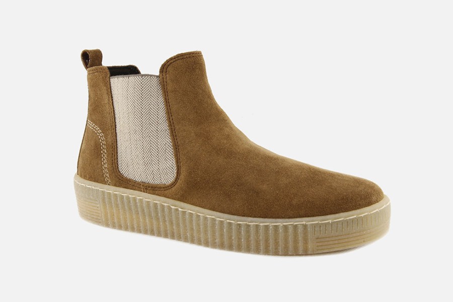 Women Gabor | Gabor - Janssen Tabacco Ankle Boots On Labotte