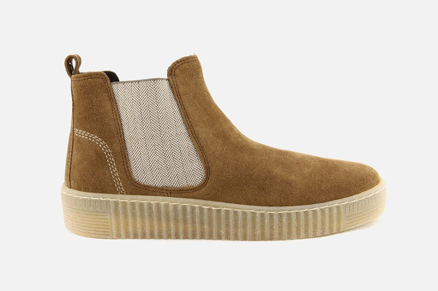 Women Gabor | Gabor - Janssen Tabacco Ankle Boots On Labotte