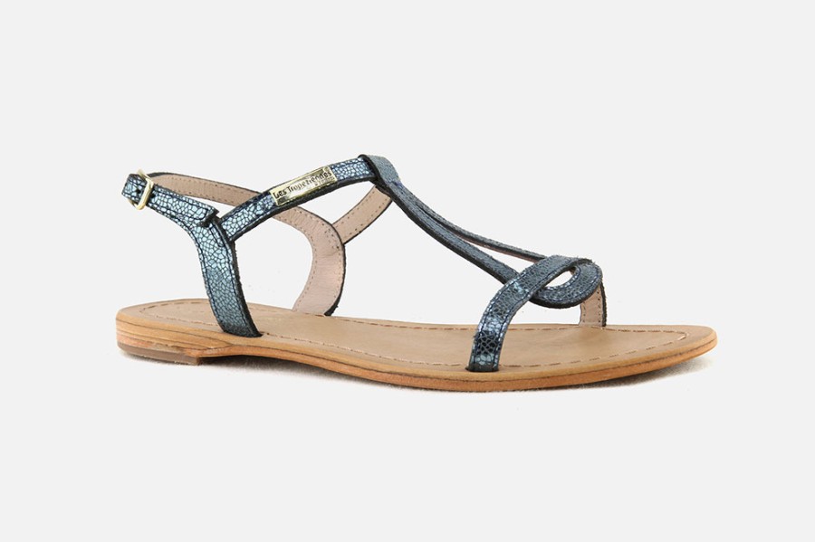 Women Les Tropéziennes par M Belarbi | Les Tropeziennes Par M Belarbi - Hamat Metal Blue Sandals On Labotte
