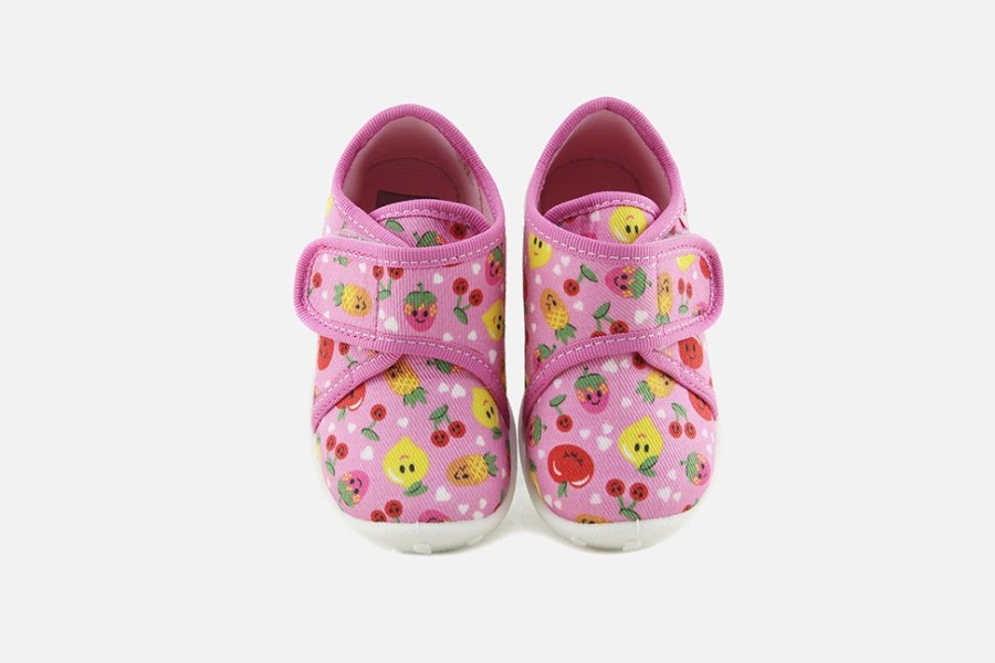Girls Superfit | Superfit - Kiki Tutti Frutti Low Slippers On Labotte