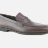 Men Tod's | Tod'S - Mantova Brun Antique Loafers On Labotte