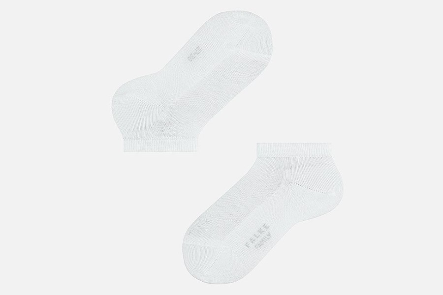 Girls Falke | Falke - Family Low Kids White Ankle High On Labotte