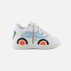 Boys Romagnoli | Romagnoli - En Voiture Blanc Multi Lace-Up Shoes On Labotte