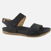 Women El Naturalista | El Naturalista - Zumaia 2 Straps Black Sandals On Labotte