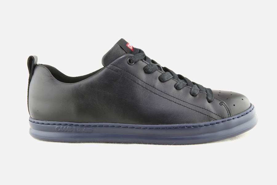 Men Camper | Camper - Runner Four Black Blue Sneakers On Labotte