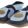 Girls Inch Blue | Inch Blue - Ouahouah Bleu Layette Shoes On Labotte