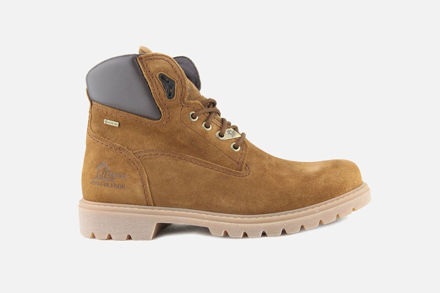 Men Panama Jack | Panama Jack - Amur Velour Cuero Gtx Lace-Up Boots On Labotte