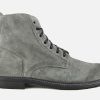 Men Noclaim | Noclaim - React Grey Lace-Up Boots On Labotte