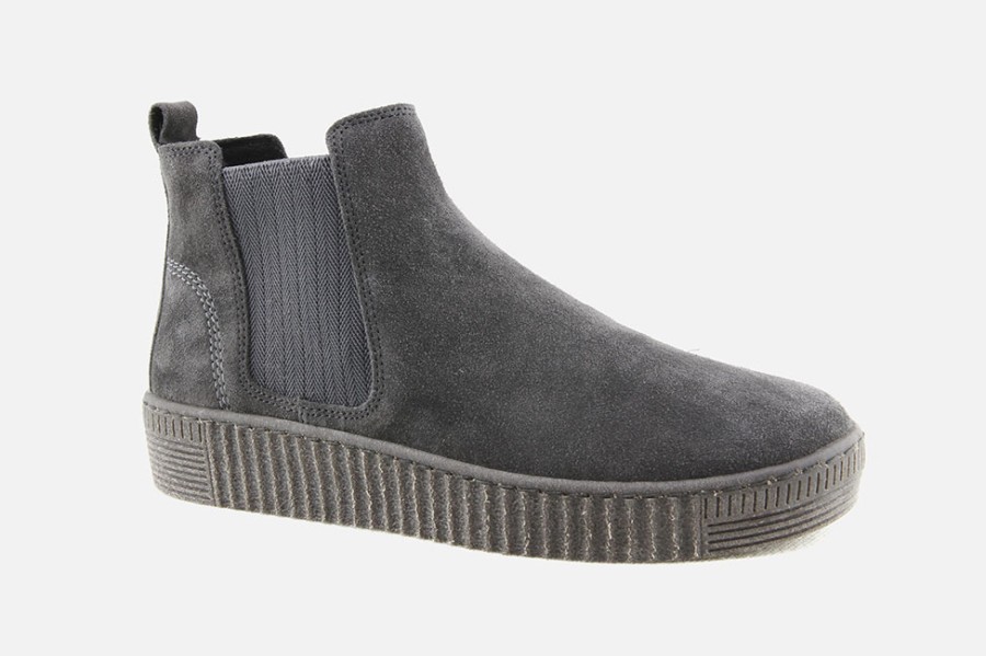 Women Gabor | Gabor - Janssen Smoke Ankle Boots On Labotte