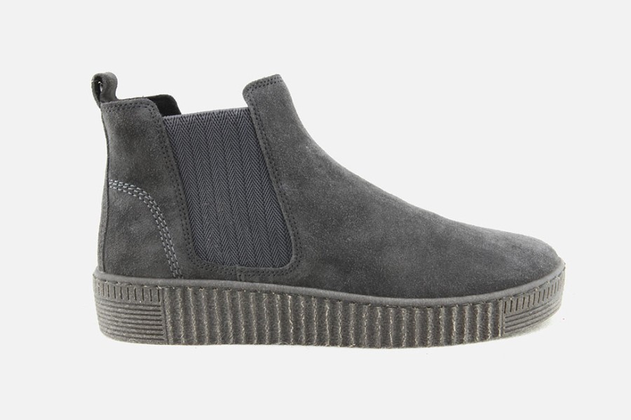 Women Gabor | Gabor - Janssen Smoke Ankle Boots On Labotte