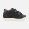Girls Romagnoli | Romagnoli - Ludi Glitter Black Velcro Shoes On Labotte