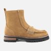Women Elvio Zanon | Elvio Zanon - Way Boots Tabacco Ankle Boots On Labotte