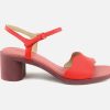 Women Camper | Camper - Meda Sandale Rouge Sandals On Labotte