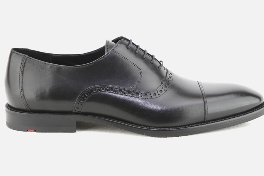 Men LLOYD | Lloyd - Luxor Noir Oxfords On Labotte