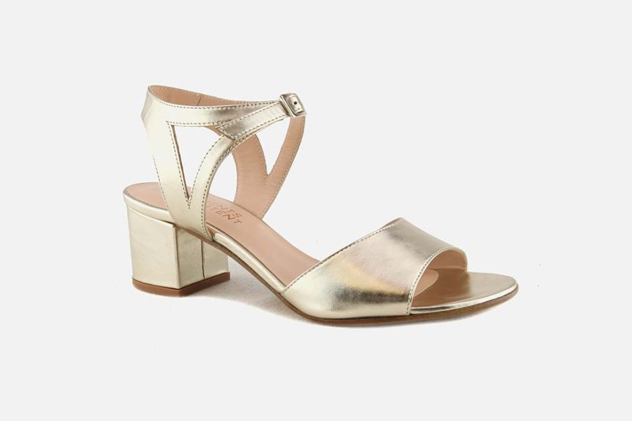Women Moments By Content | Moments By Content - Ceda Champagne Sandals On Labotte
