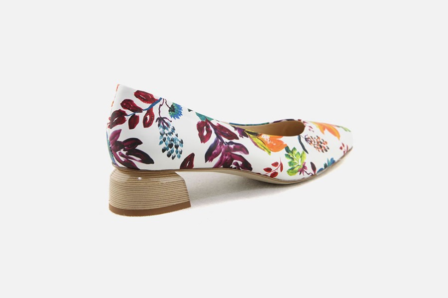 Women Brunate | Brunate - Bagou Floral Multi Pumps On Labotte