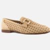 Women Alpe | Alpe - Amoc Punched Camel Loafers On Labotte