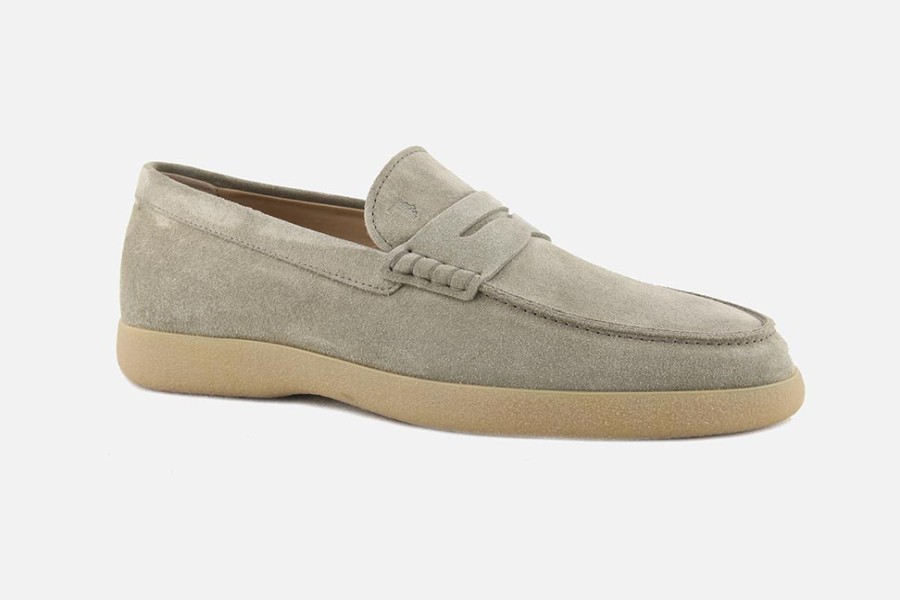 Men Tod's | Tod'S - Mocassino 67 Sand Loafers On Labotte