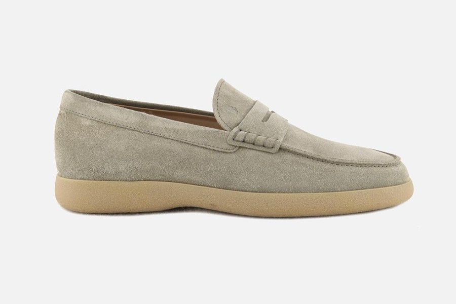 Men Tod's | Tod'S - Mocassino 67 Sand Loafers On Labotte