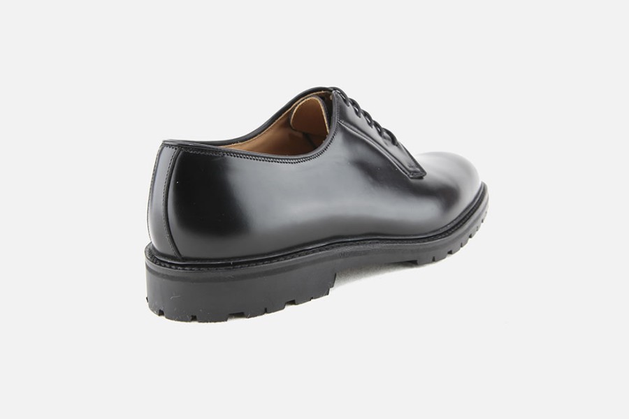 Men Crockett & Jones | Crockett & Jones - Lanark 3 Black Derbies On Labotte