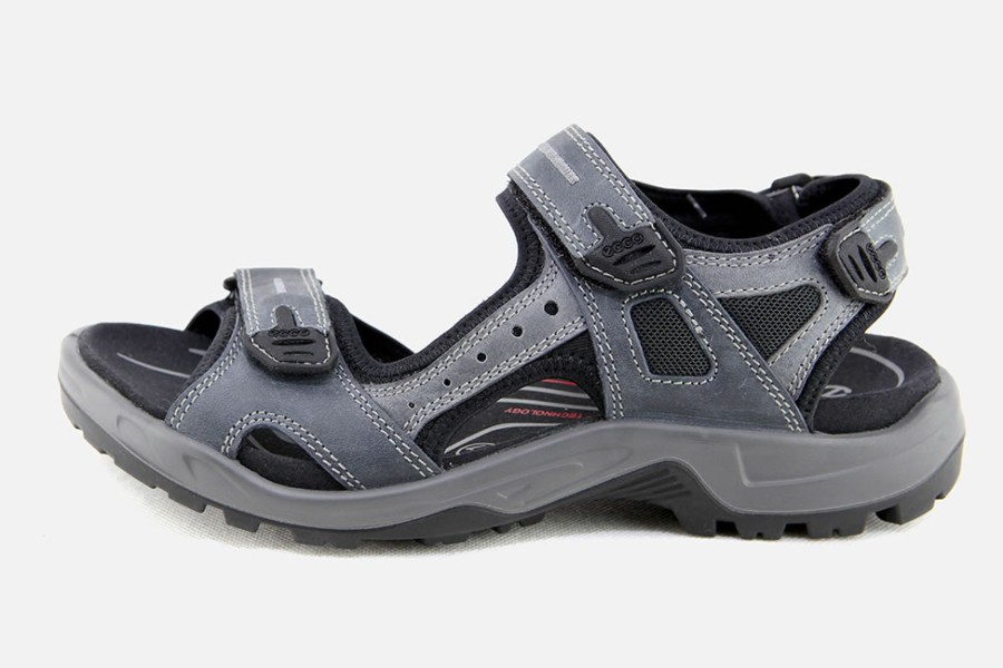 Men Ecco | Ecco - Offroad Blue Grey Man Sandals On Labotte