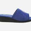 Women Exquise | Exquise - Doucy Bleu Low Slippers On Labotte