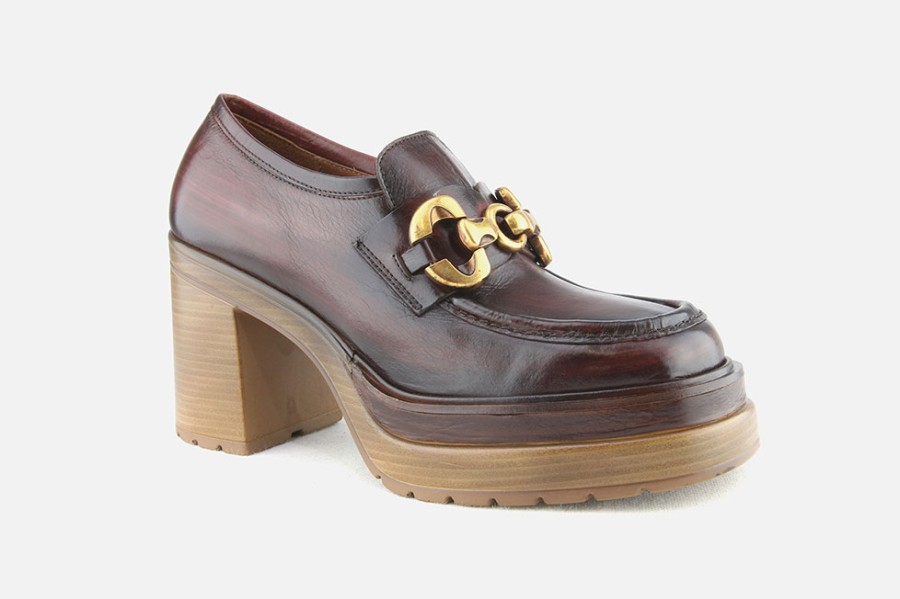 Women Pons Quintana | Pons Quintana - Toundra Moc Brown Antic Loafers On Labotte