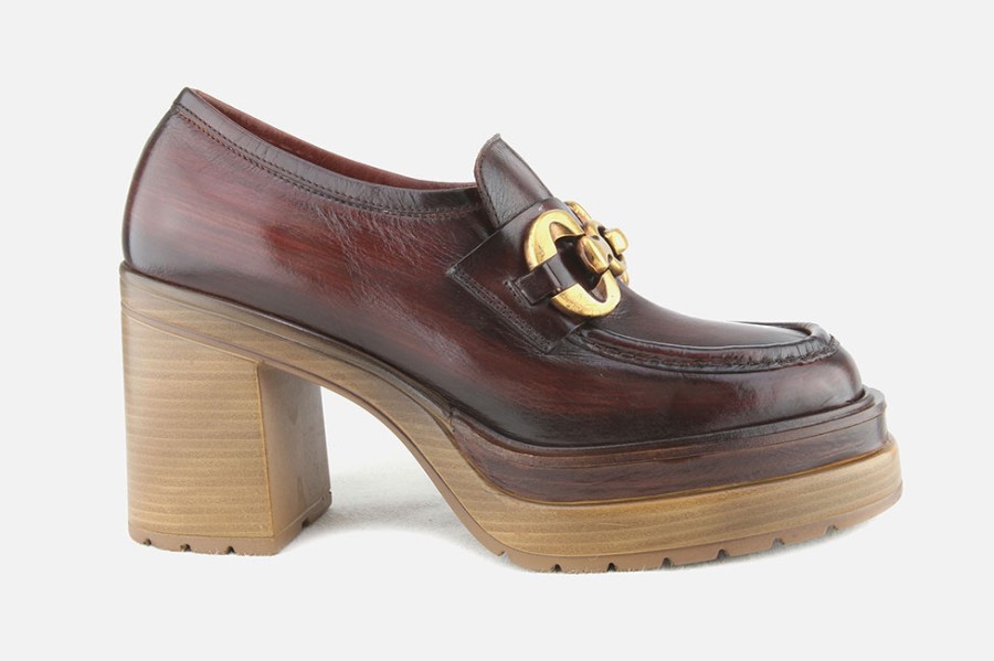 Women Pons Quintana | Pons Quintana - Toundra Moc Brown Antic Loafers On Labotte
