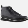 Women Xsa | Xsa - Episode Noir Lace-Up Boots On Labotte