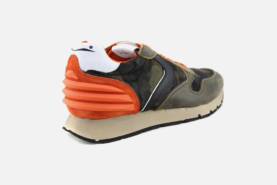Men Voile Blanche | Voile Blanche - Liam Power Vintage Camouflage Sneakers On Labotte