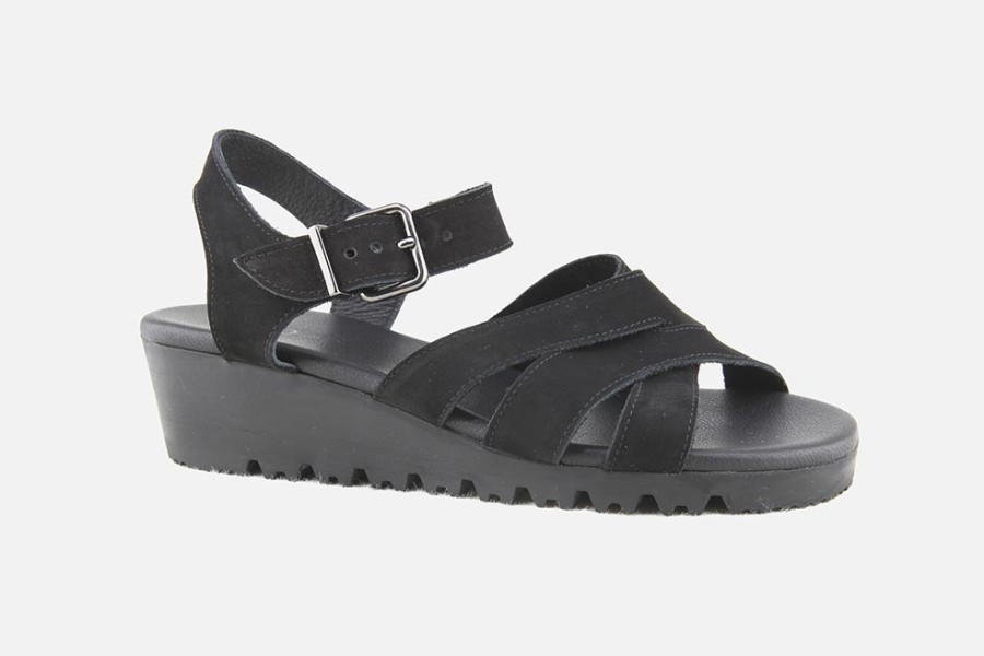 Women Arche | Arche - Balbaz Noir Sandals On Labotte