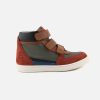 Boys 10 IS | 10 Is - Ten B Hi Sk8 Kaki Black Camel Velcro Shoes On Labotte