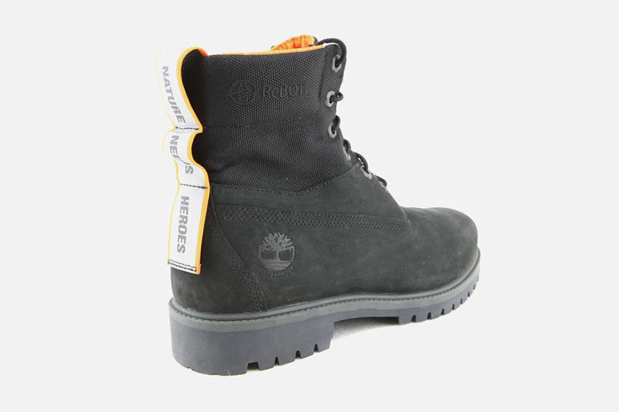 Men Timberland | Timberland - 6 Inch Boot Black Rebotl Lace-Up Boots On Labotte