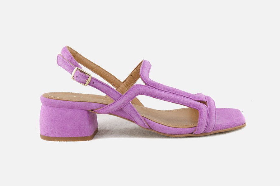 Women Jhay | Jhay - Vinciane Lilas Sandals On Labotte