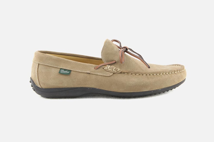 Men Paraboot | Paraboot - Indiana Velour Fauve Loafers On Labotte
