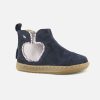 Girls Shoo Pom | Shoo Pom - Bouba New Apple Navy Silver Ankle Boots On Labotte