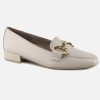 Women Paul Green | Paul Green - Passy Lack Ivoire Loafers On Labotte